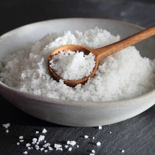 Fine grain sea salt